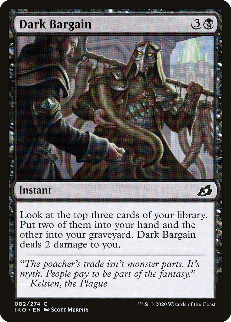 Dark Bargain (082) Foil - Ikoria: Lair of Behemoths