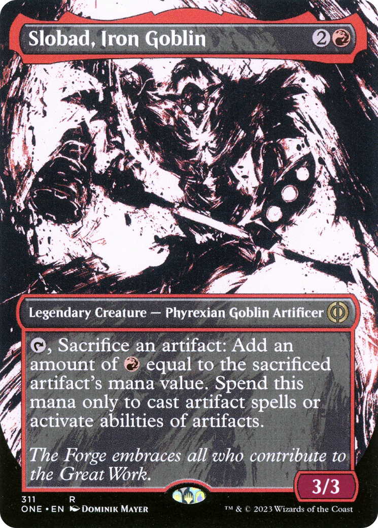 Slobad, Iron Goblin (Showcase) (311) Foil - Phyrexia: All Will Be One
