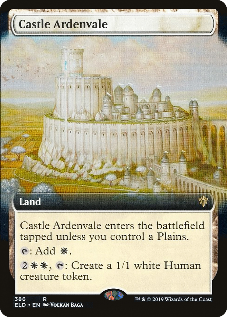 Castle Ardenvale (Extended Art) (386) Foil - Throne of Eldraine