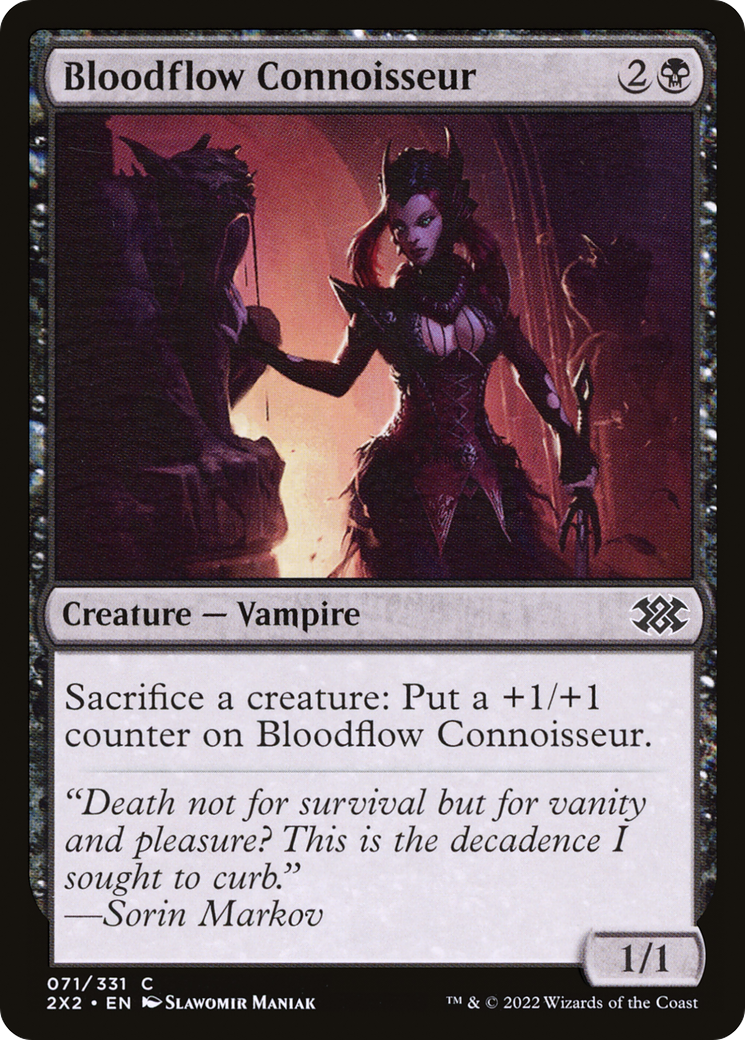 Bloodflow Connoisseur (071) Foil - Double Masters 2022