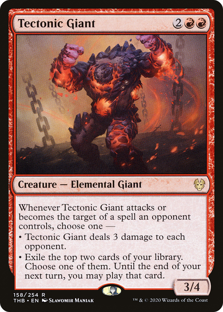 Tectonic Giant (158) - Theros Beyond Death