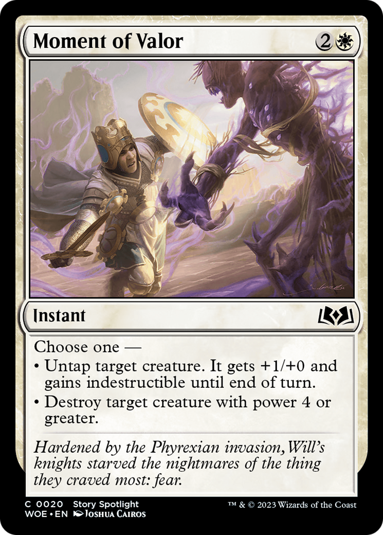 Moment of Valor (020) Foil - Wilds of Eldraine