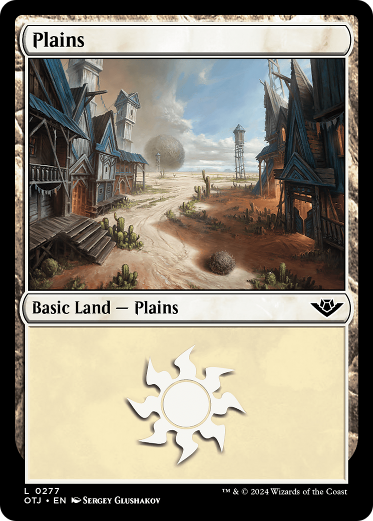 Plains (277) Foil - Outlaws of Thunder Junction