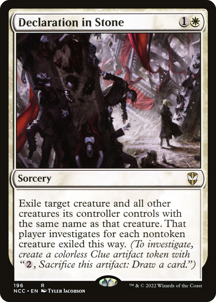 Declaration in Stone (196) - New Capenna Commander