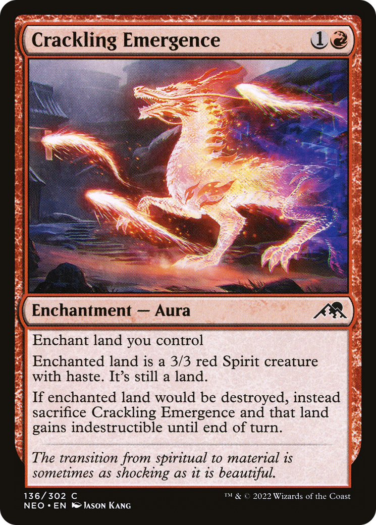 Crackling Emergence (136) - Kamigawa: Neon Dynasty