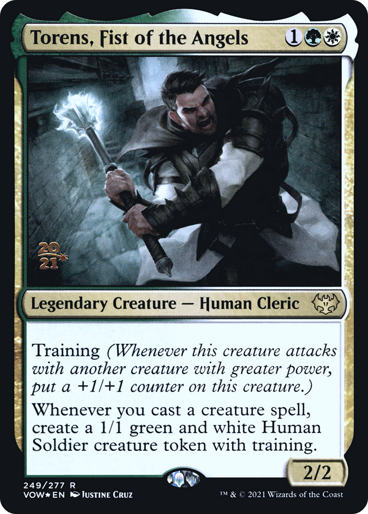 Torens, Fist of the Angels (249s) Foil - Innistrad: Crimson Vow Promos