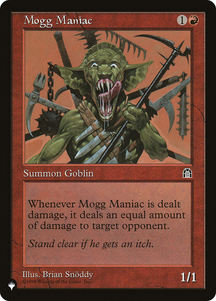 Mogg Maniac (Retro) (STH-94) - The List
