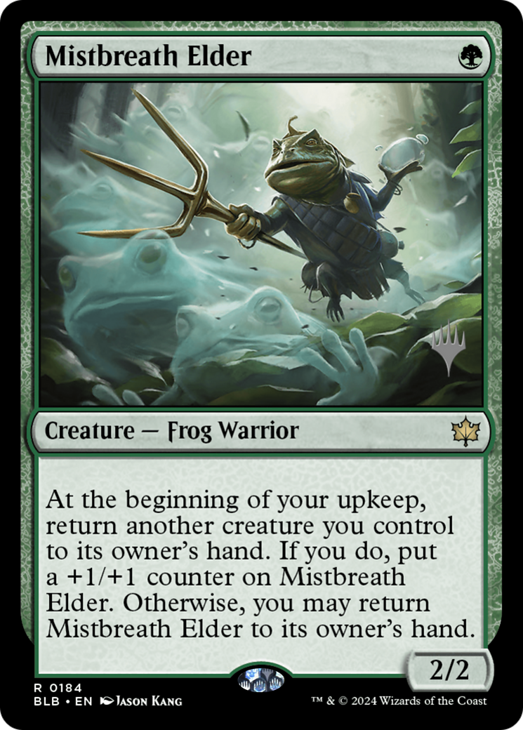 Mistbreath Elder (184) Foil - Bloomburrow Promos