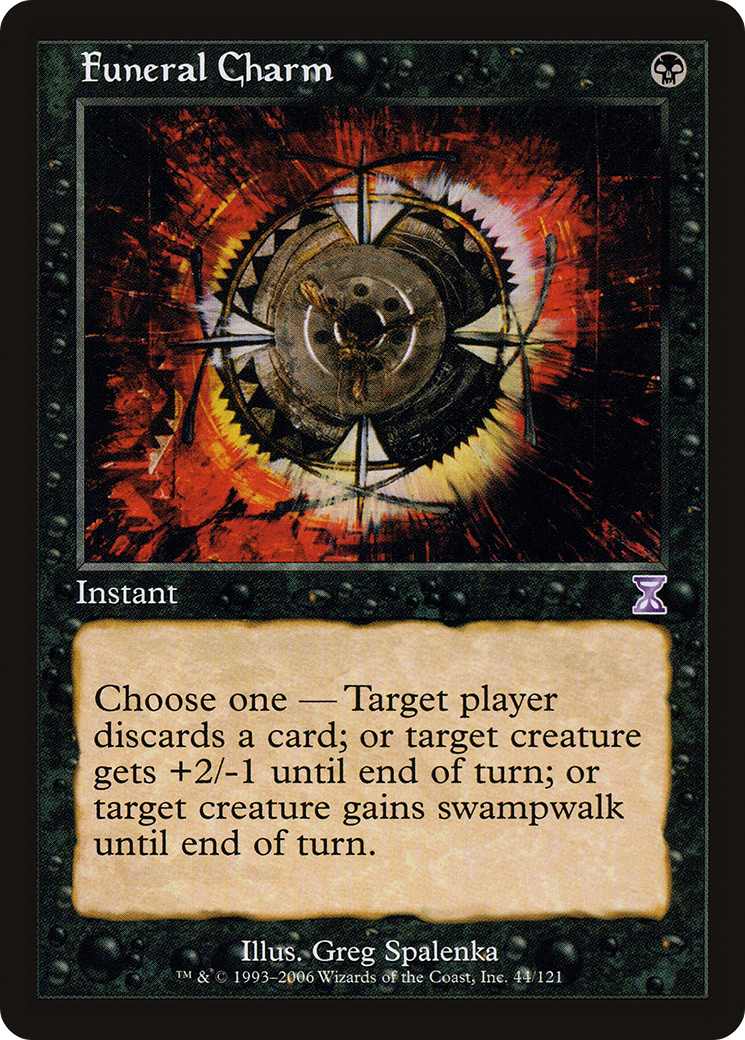 Funeral Charm (Retro) (044) Foil - Time Spiral Timeshifted