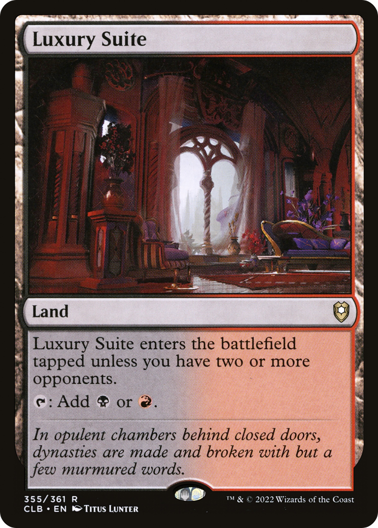 Luxury Suite (355) Foil - Commander Legends: Battle for Baldur's Gate