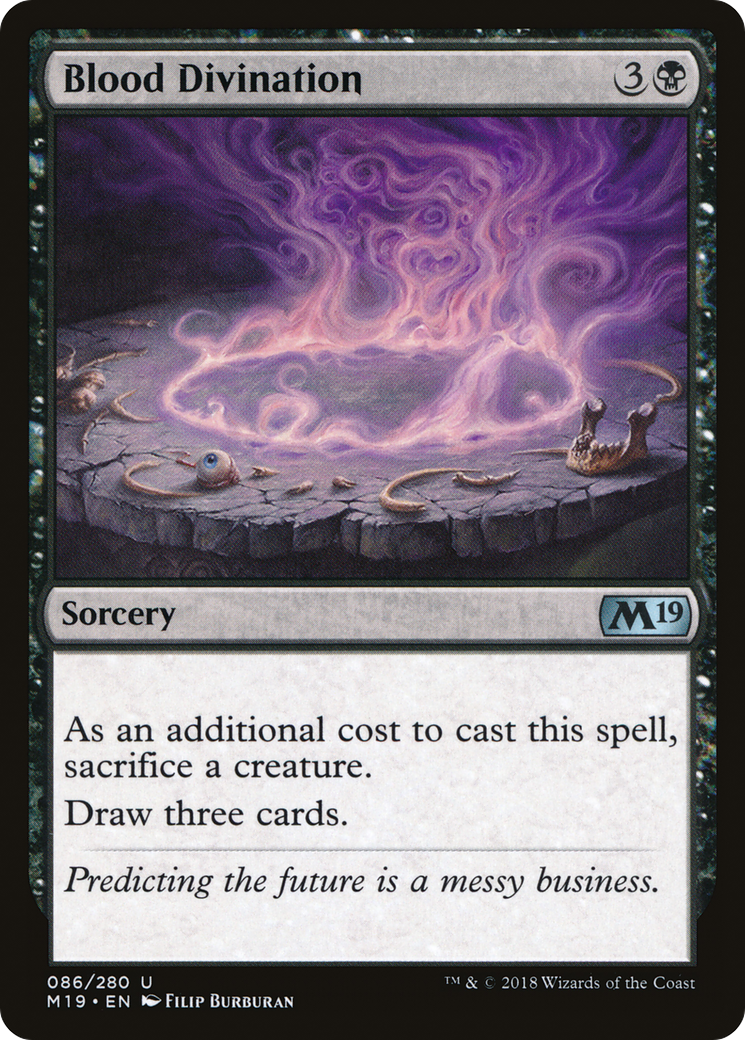 Blood Divination (086) - Core Set 2019