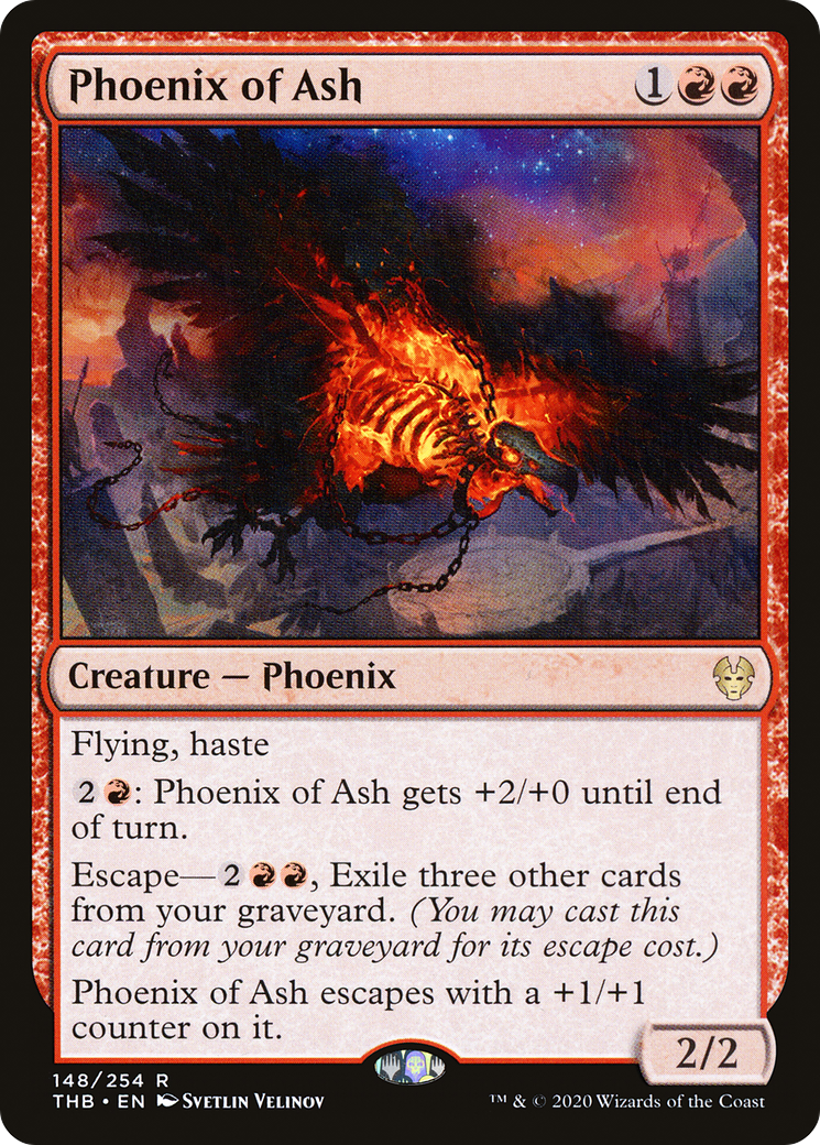 Phoenix of Ash (148) Foil - Theros Beyond Death