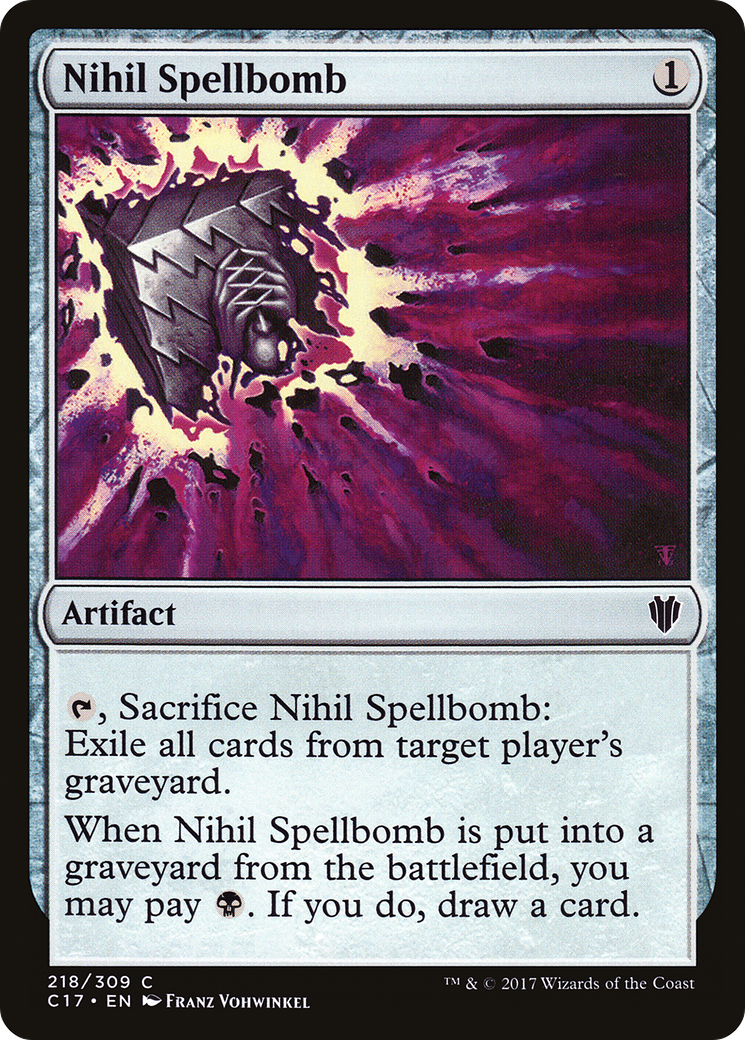 Nihil Spellbomb (218) - Commander 2017