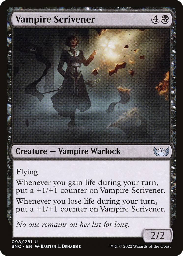 Vampire Scrivener (098) Foil - Streets of New Capenna