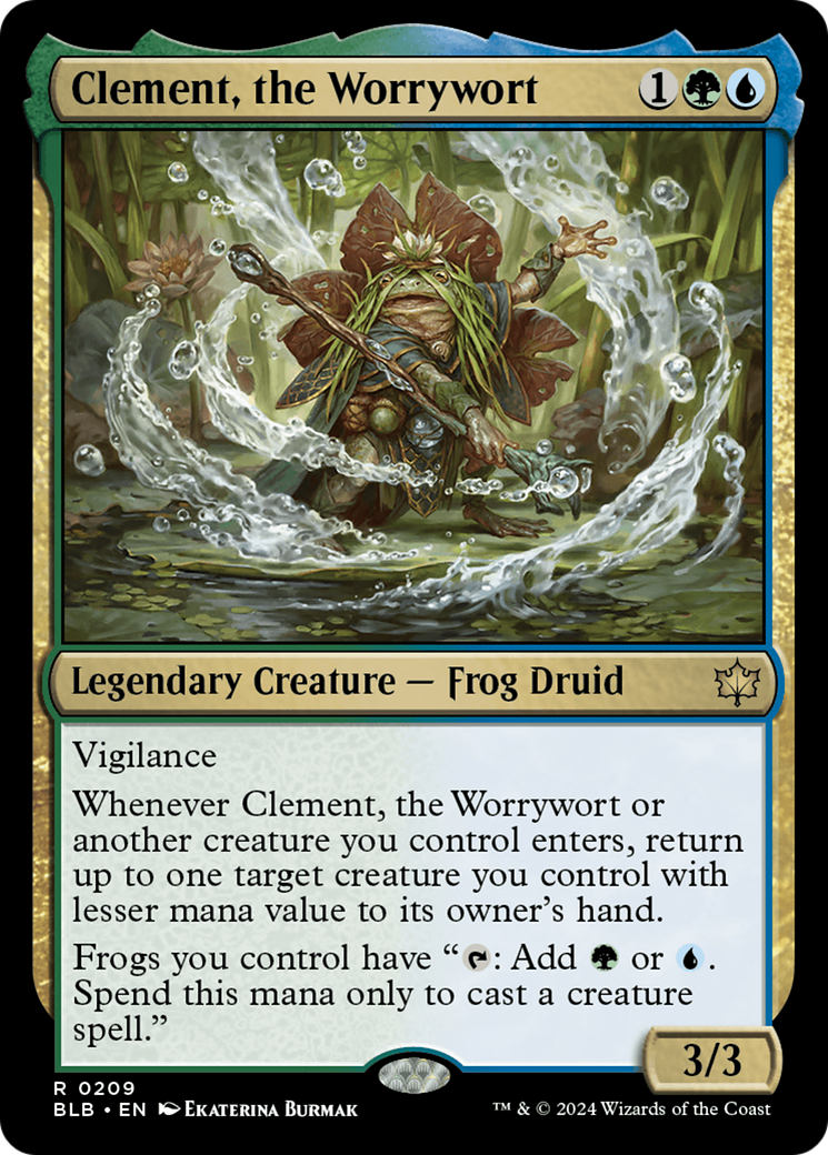 Clement, the Worrywort (209) Foil - Bloomburrow