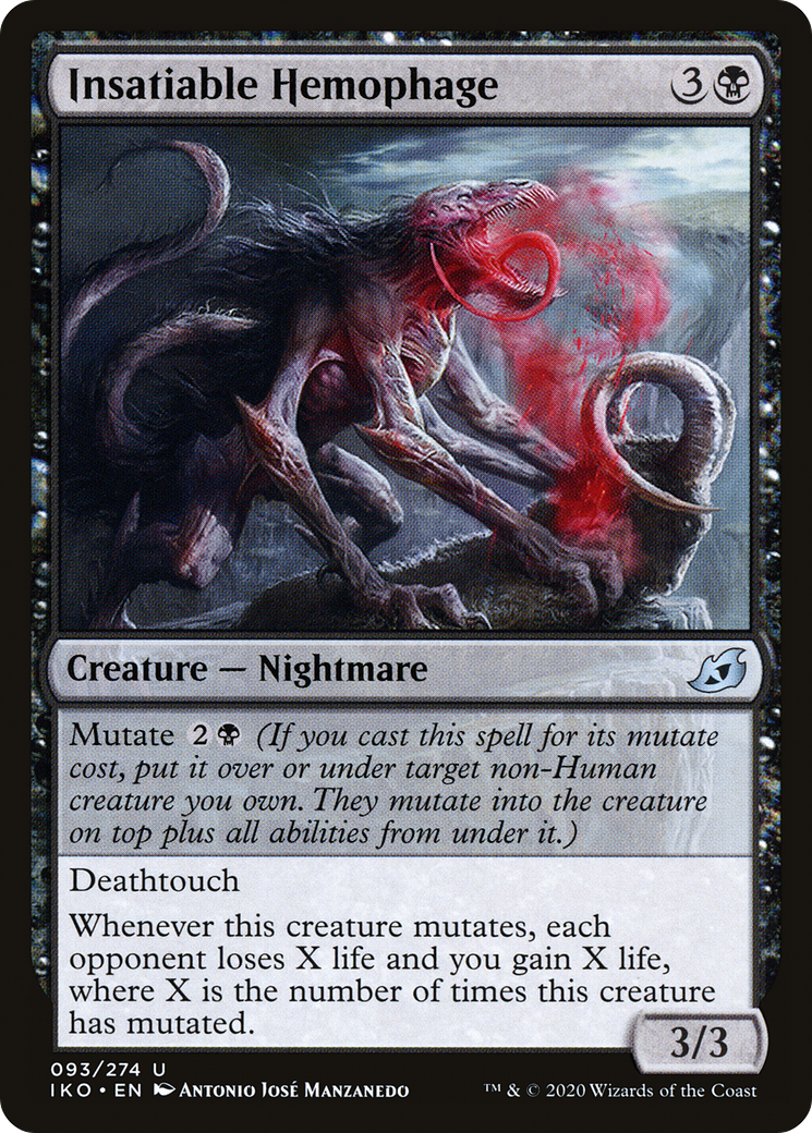 Insatiable Hemophage (093) Foil - Ikoria: Lair of Behemoths