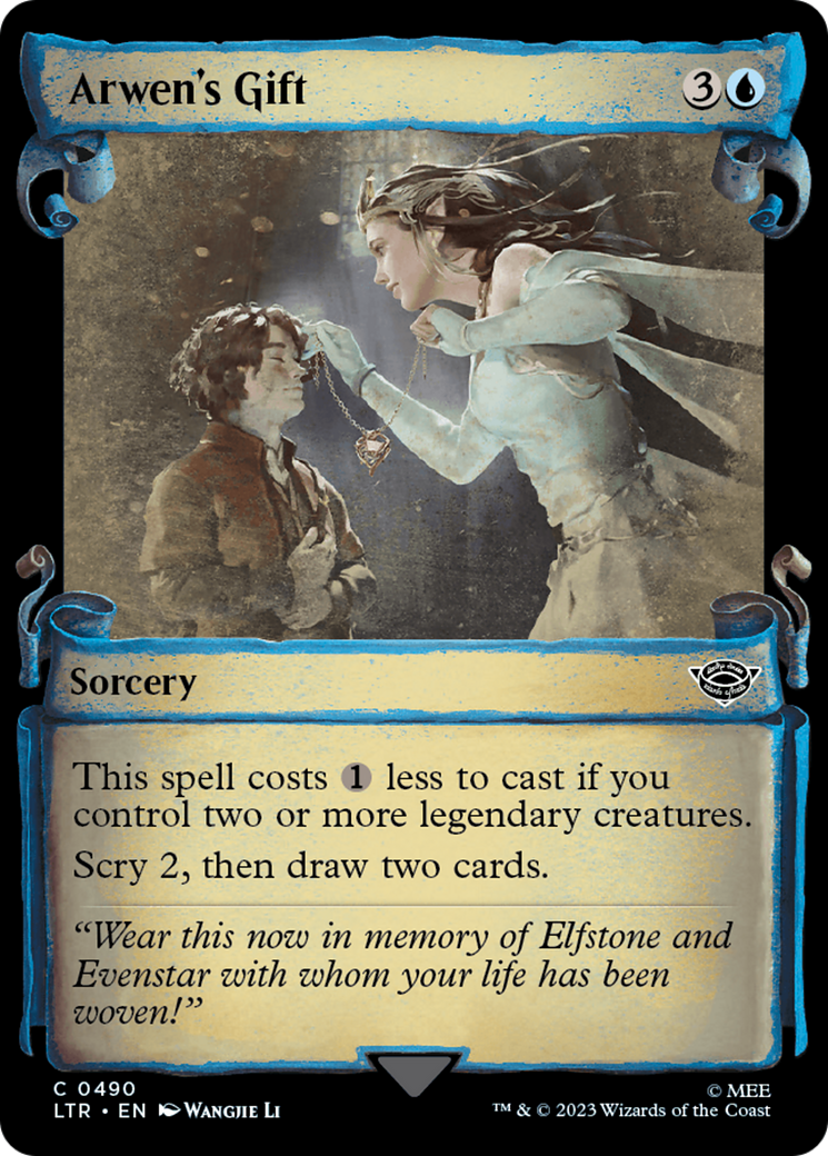 Arwen's Gift (Showcase) (490) Foil - The Lord of the Rings: Tales of Middle-earth