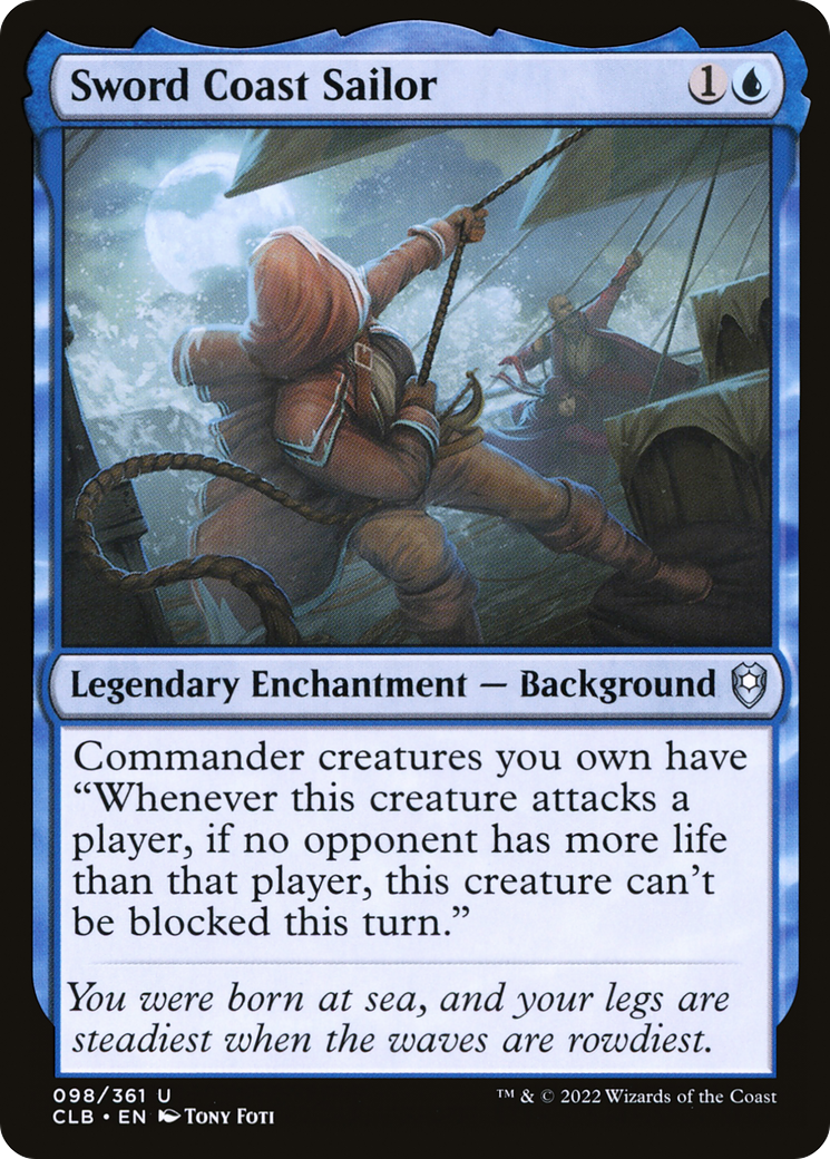 Sword Coast Sailor (098) - Commander Legends: Battle for Baldur's Gate
