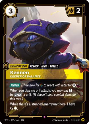 Kennen – Keeper of Balance (135) Foil - Vendetta