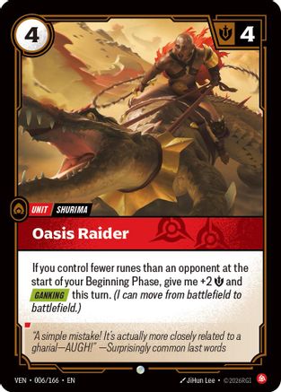 Oasis Raider (006) - Vendetta
