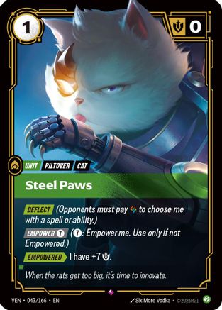 Steel Paws (043) Foil - Vendetta