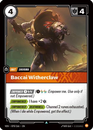 Baccai Witherclaw (078) - Vendetta