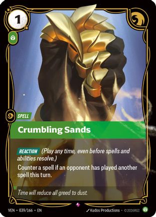Crumbling Sands (039) Foil - Vendetta