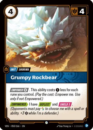 Grumpy Rockbear (050) - Vendetta