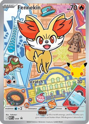 Fennekin (59) Holofoil - Black Star Promos