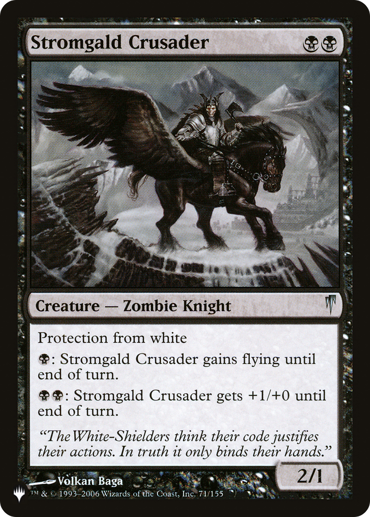 Stromgald Crusader (CSP-71) - The List