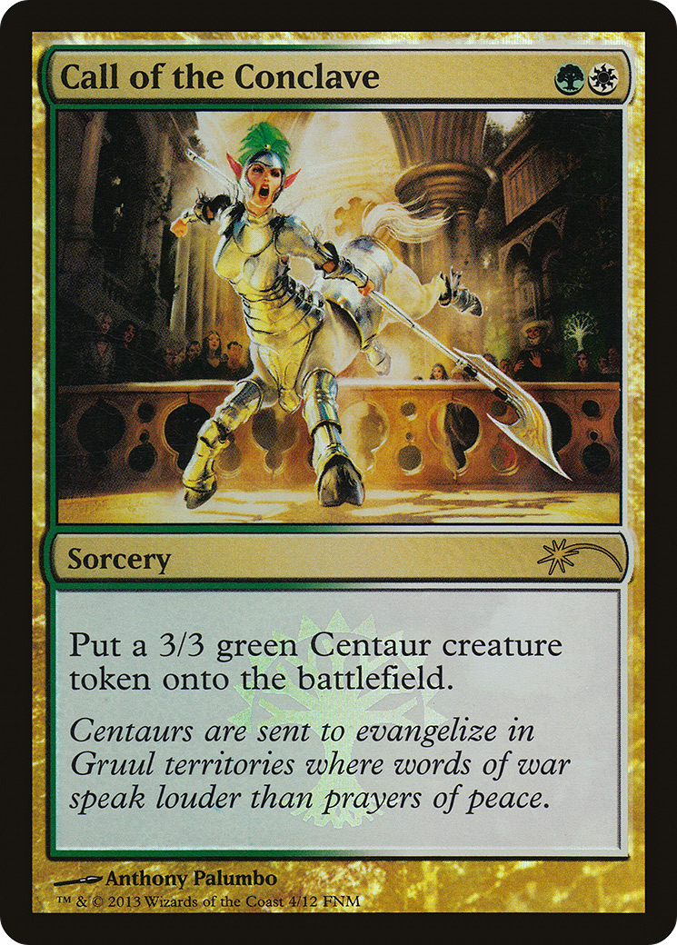 Call of the Conclave (004) Foil - Friday Night Magic 2013