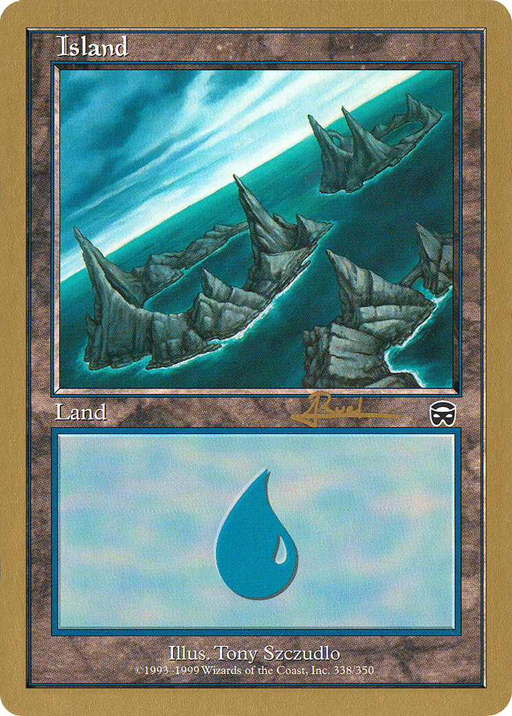 Island (338) - 2001 Antoine Ruel (MMQ) (Retro) - World Championship Decks 2001