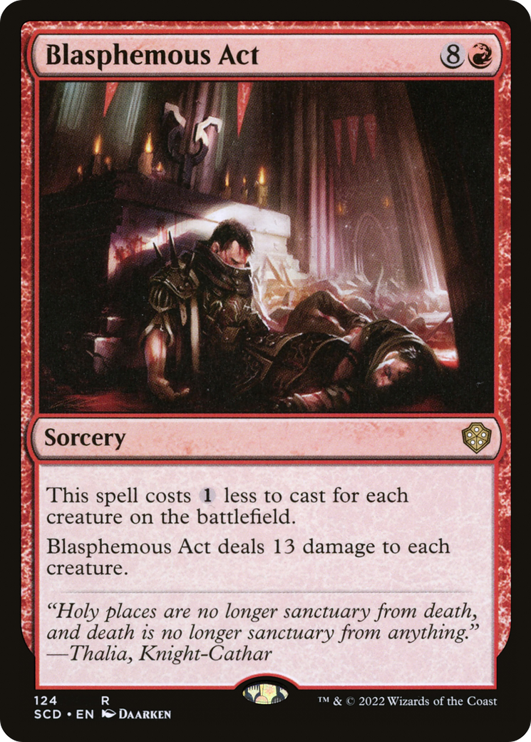 Blasphemous Act (124) - Starter Commander Decks