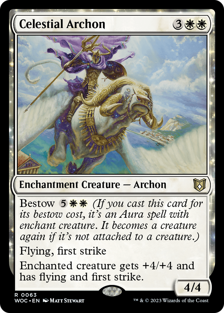 Celestial Archon (063) - Wilds of Eldraine Commander