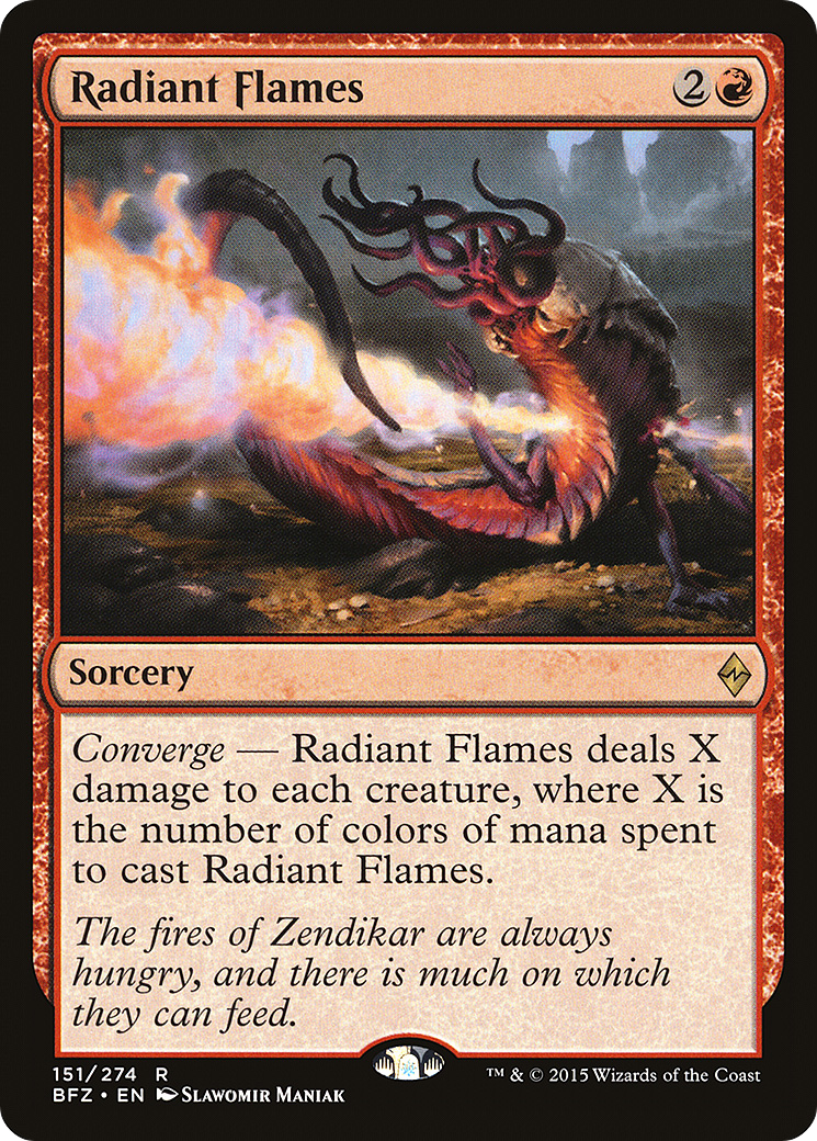 Radiant Flames (151) - Battle for Zendikar
