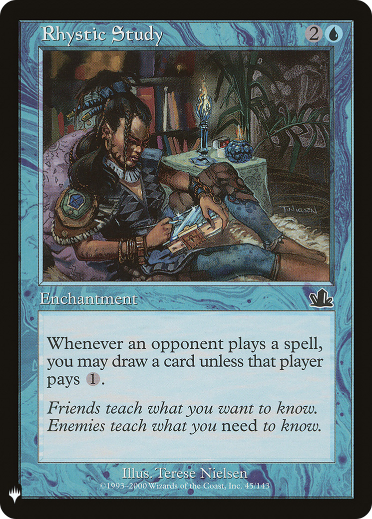 Rhystic Study (Retro) (045) - The List