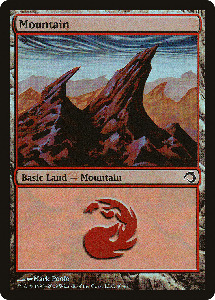 Mountain (040) Foil - Premium Deck Series: Slivers