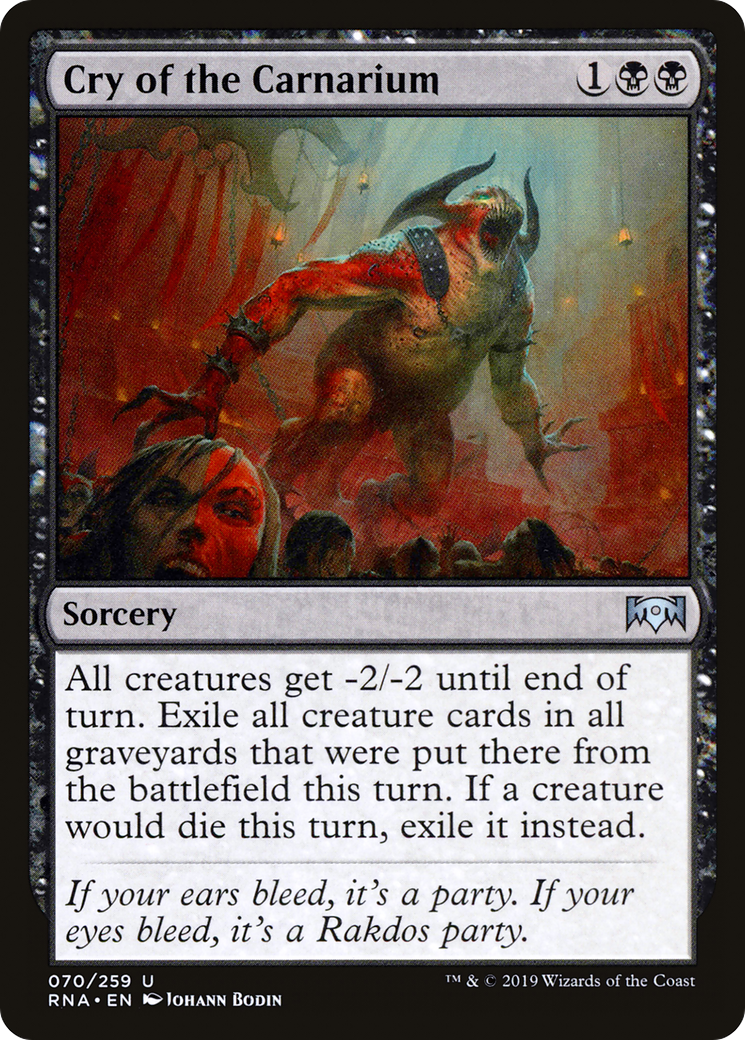Cry of the Carnarium (070) Foil - Ravnica Allegiance