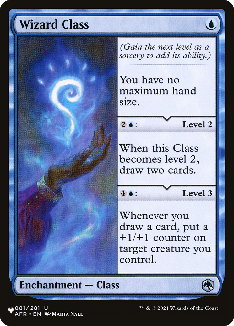 Wizard Class (AFR-81) - The List