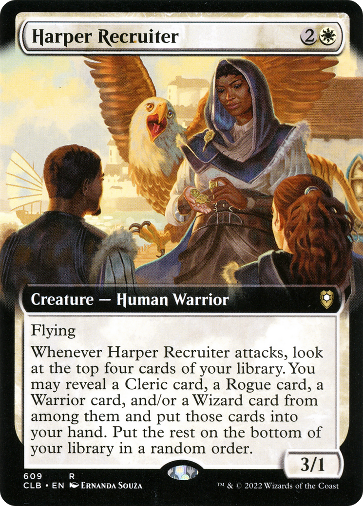 Harper Recruiter (Extended Art) (609) - Commander Legends: Battle for Baldur's Gate