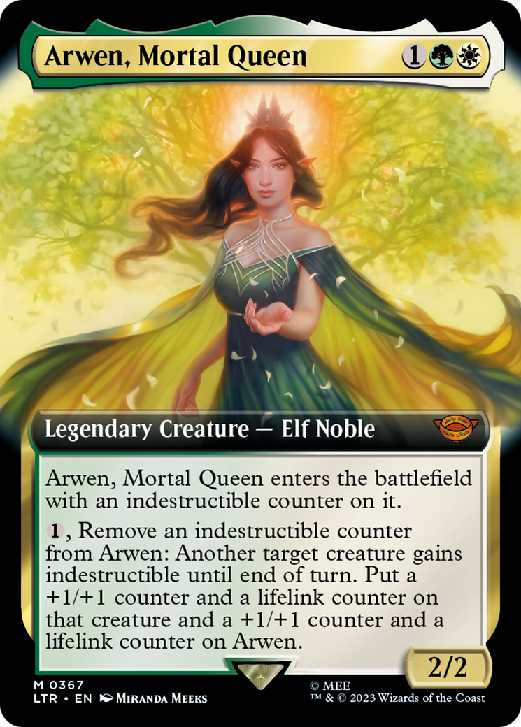 Arwen, Mortal Queen (Extended Art) (367) Foil - The Lord of the Rings: Tales of Middle-earth
