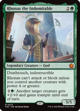 Rhonas the Indomitable (223) - Commander: Foundations