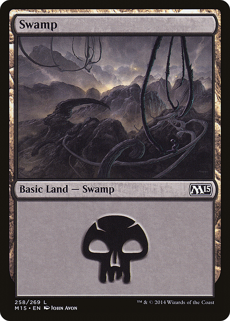 Swamp (258) Foil - Magic 2015