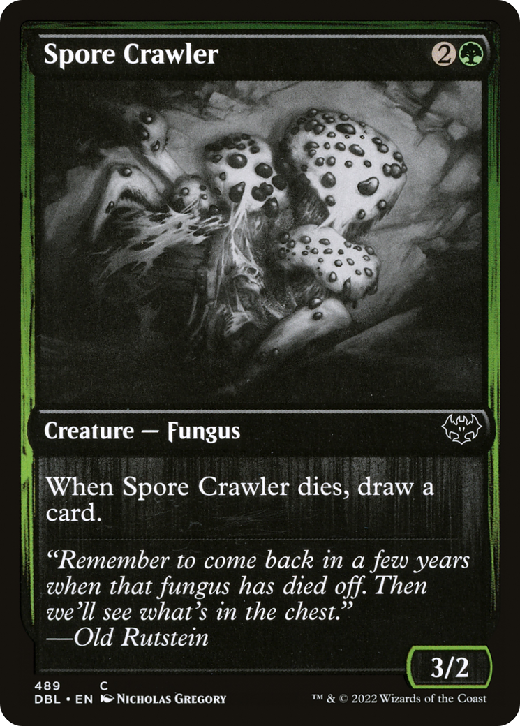 Spore Crawler (489) Foil - Innistrad: Double Feature