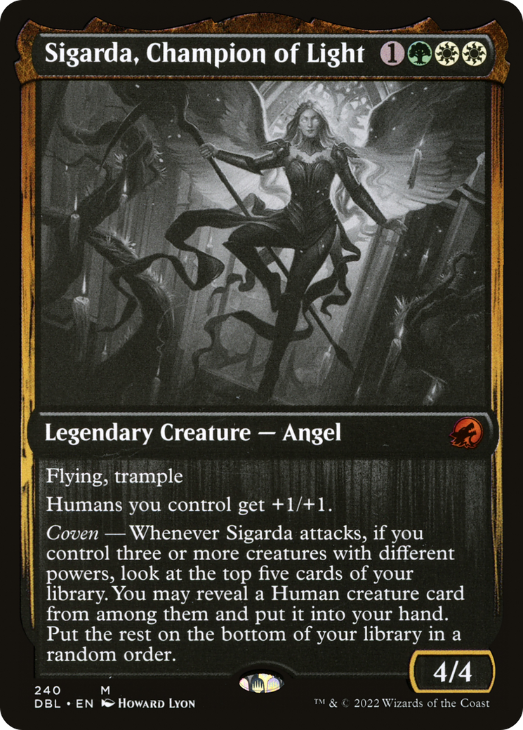 Sigarda, Champion of Light (240) Foil - Innistrad: Double Feature