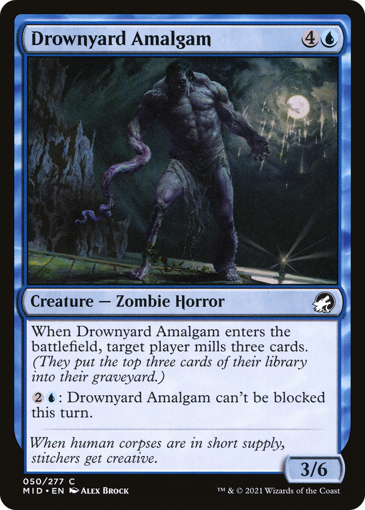 Drownyard Amalgam (050) Foil - Innistrad: Midnight Hunt