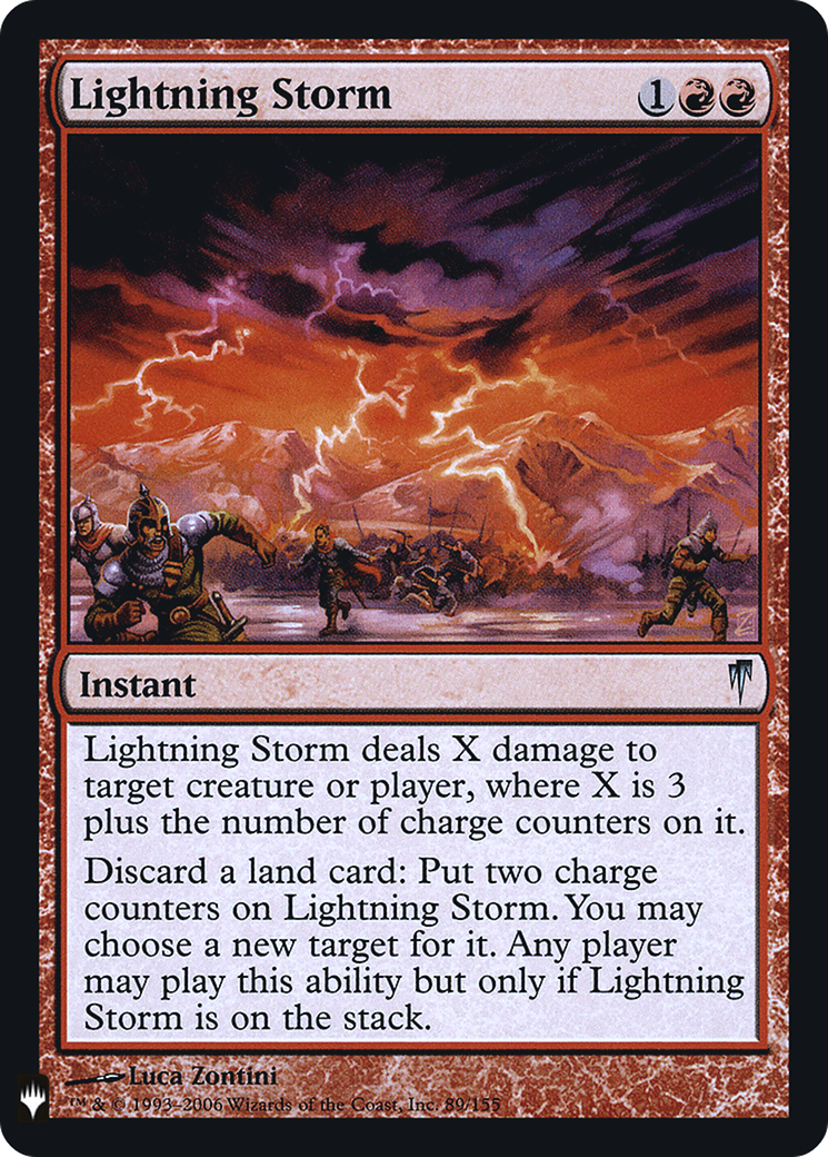 Lightning Storm (CSP-89) Foil - The List