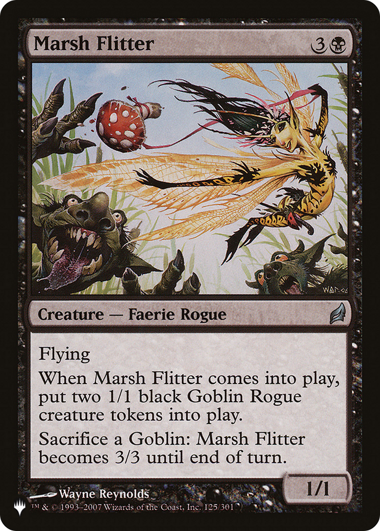 Marsh Flitter (LRW-125) - The List