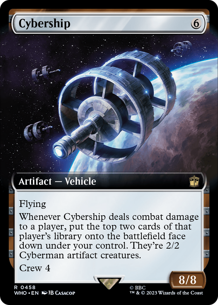 Cybership (Extended Art) (458) - Doctor Who