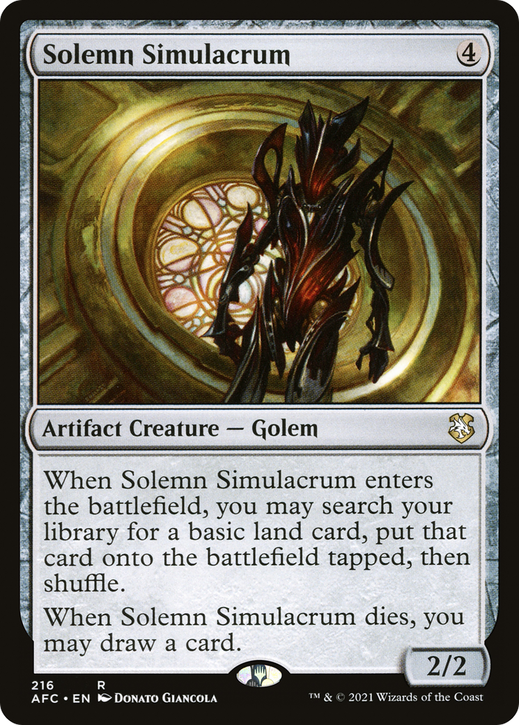 Solemn Simulacrum (216) - Forgotten Realms Commander